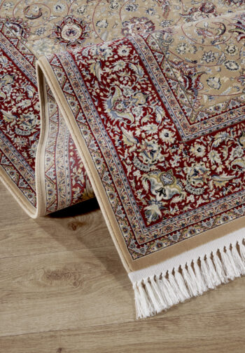 Villeroy & Boch, Kusový koberec Villeroy & Boch 106129 Red, Beige, 155x235, červená, obývacia izba