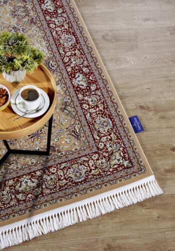 Villeroy & Boch, Kusový koberec Villeroy & Boch 106129 Red, Beige, 190x285, červená, obývacia izba