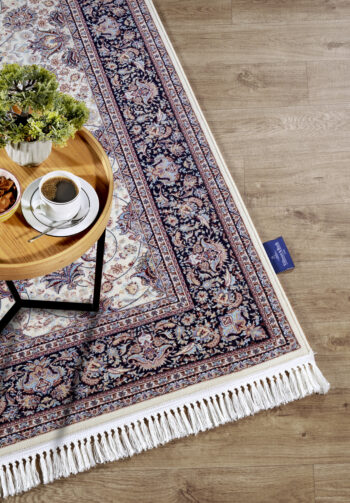 Villeroy & Boch, Kusový koberec Villeroy & Boch 106131 Cream, Blue, 128x190, modrá, obývacia izba