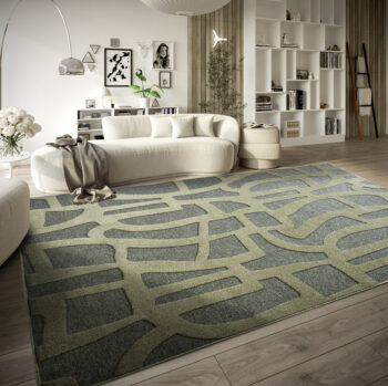 Villeroy & Boch, Kusový koberec Villeroy & Boch 106141 Green, 200x290, zelená, obývacia izba