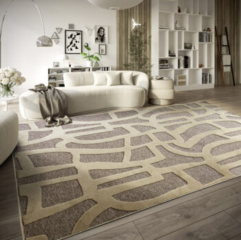 Villeroy & Boch, Kusový koberec Villeroy & Boch 106142 Grey, Beige, 160x230, béžová, obývacia izba