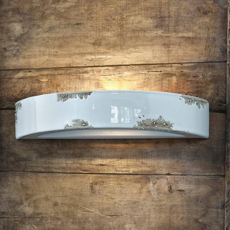 Vintage nástenné svietidlo C603, biele Vintage nástenné svietidlo C603, biele