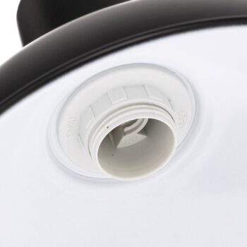 Vintage stolová lampa Lindby Jamelia, oceľ, čierna