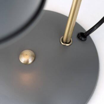 Vintage vzhľad – stolná lampa Fedra sivá