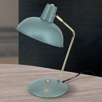 Vintage vzhľad – stolná lampa Fedra zelená