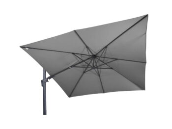 Virgo Flex slnečník 3x3 m sivý
