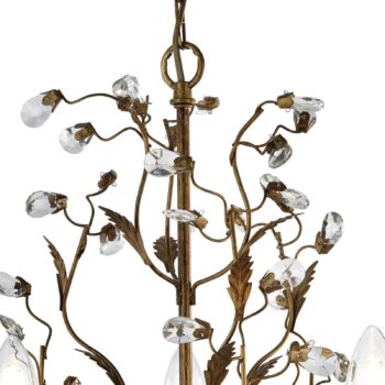 Visiaci luster Almandite 5pl.hnedá