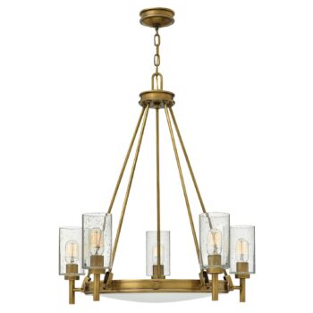 Visiaci luster Collier, 5-plameňový
