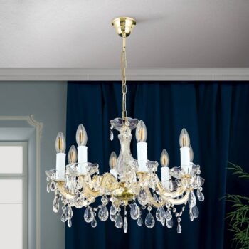 Visiaci luster Dolores 8-plameňový