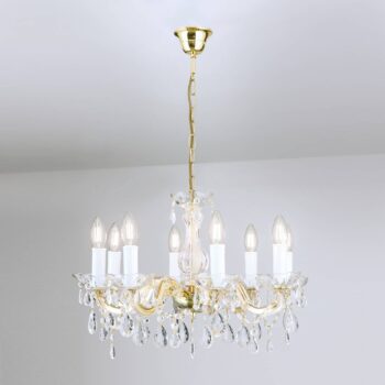Visiaci luster Dolores 8-plameňový