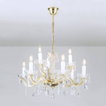 Visiaci luster Dolores so závesom, 9-plameňový