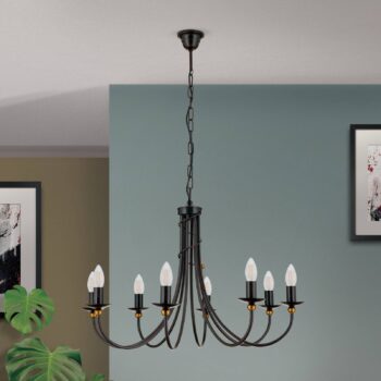 Visiaci luster Garda v štýle vidieckeho domu 8-pl.