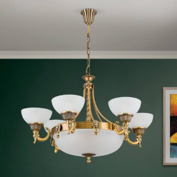 Visiaci luster Noam klasicky navrhnutý Ø 75 cm