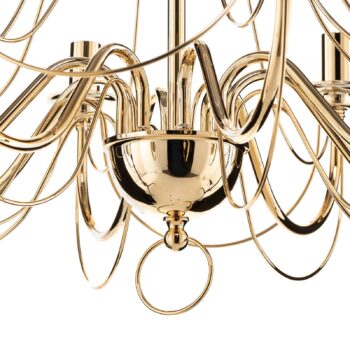 Visiaci luster Retro 8-pl. zlato 120 cm záves