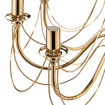 Visiaci luster Retro 8-pl. zlato 120 cm záves