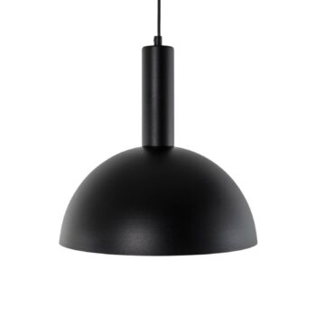 Vitrum cupola M závesné svetlo, čierna farba, polkruhové, Ø 30 cm
