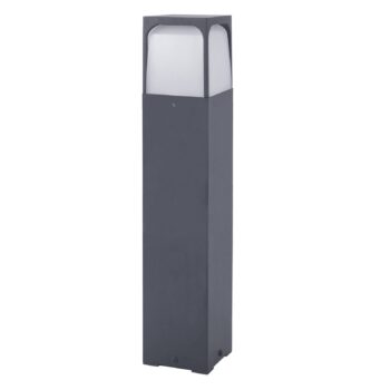 Vlnová lampa Forlight Veta, výška 80 cm, čierna, hliník