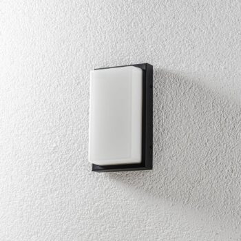 Vonkajšia nástenná lampa Babett E27 snímač, grafit