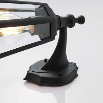 Vonkajšia nástenná lampa Lindby Nane, svietidlo, odolné voči morskej vode, E27