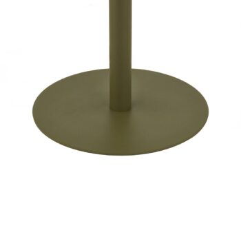 Vonkajšia stolová LED lampa Lindby Eleia, zelená, kov, dobíjateľná batéria