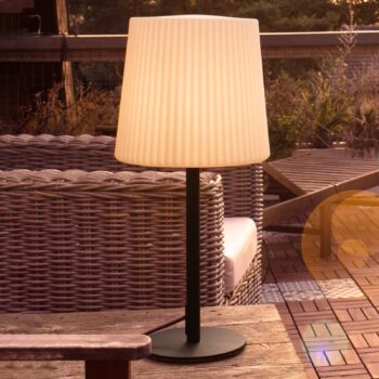 Vonkajšia stolová lampa Paul Neuhaus Falter, IP65, výška 60 cm