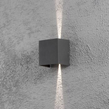 Vonkajšie LED svietidlo Cremona 13 cm antracit