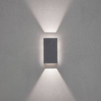 Vonkajšie LED svietidlo Cremona s podsvietením