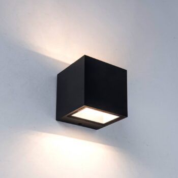 Vonkajšie LED svietidlo Gemini matná čierna 8,8 cm