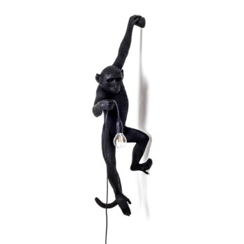 Vonkajšie LED svietidlo Monkey Lamp vľavo čierna
