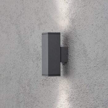 Vonkajšie bodové svetlo Monza antracit 2-plameňové