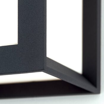 Vonkajšie nást. svetlo Henry 16x16x16cm antracit