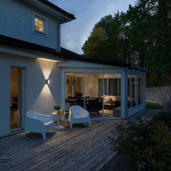 Vonkajšie nástenné LED Cremona nastaviteľný uhol