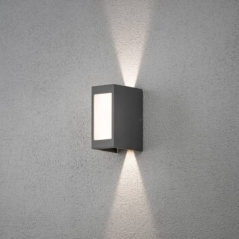 Vonkajšie nástenné LED Cremona nastaviteľný uhol