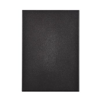 Vonkajšie nástenné LED Fold, 15 x 21 cm, čierne