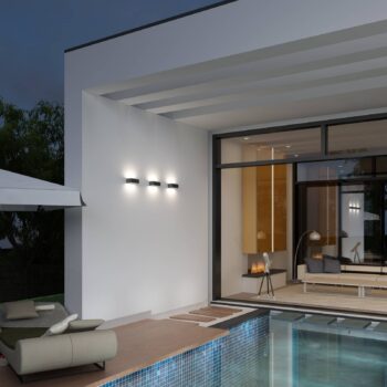 Vonkajšie nástenné LED svietidlo CMD 9027, Up-Down