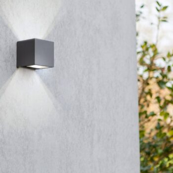Vonkajšie nástenné LED svietidlo Gemini 8,8 cm