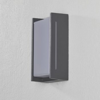 Vonkajšie nástenné LED svietidlo Indus, antracit