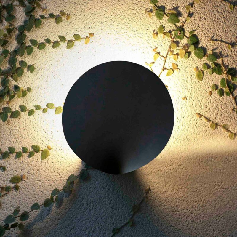 Vonkajšie nástenné LED svietidlo Lotus antracit Vonkajšie nástenné LED svietidlo Lotus antracit