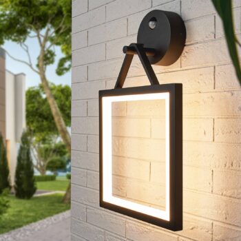 Vonkajšie nástenné LED svietidlo Mirco detektor