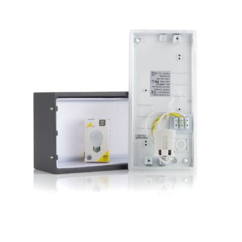 Vonkajšie nástenné LED svietidlo Timok, antracit