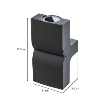 Vonkajšie nástenné svetlo KLAMP výška 22,5cm, 2sv.