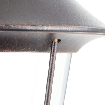 Vonkajšie nástenné svetlo Mariella tienidlo nahor