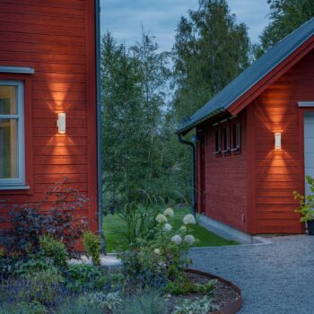 Vonkajšie nástenné svetlo Pollux up/down 27,5 cm