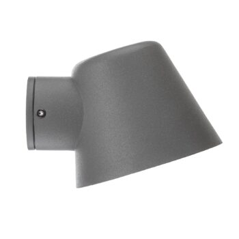 Vonkajšie nástenné svietidlo Aleria, sivé