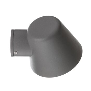 Vonkajšie nástenné svietidlo Aleria, sivé