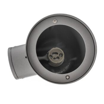 Vonkajšie nástenné svietidlo Aleria, sivé