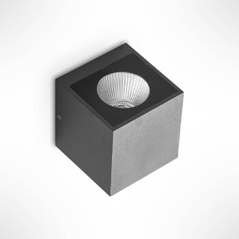 Vonkajšie nástenné svietidlo Arcchio LED Tassnim, 12 cm, antracit, IP65