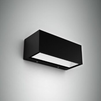Vonkajšie nástenné svietidlo Gemini LED, 22 cm, 4 000 K, antracit