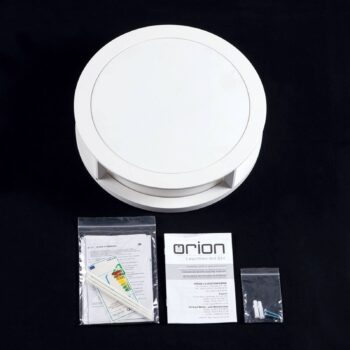 Vonkajšie nástenné svietidlo Henry, Ø 30 cm biela