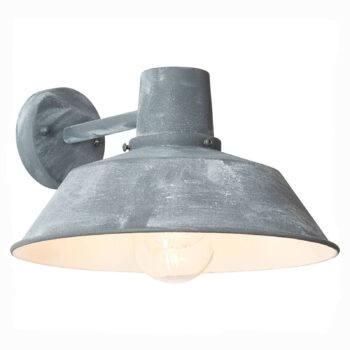 Vonkajšie nástenné svietidlo Humphrey, sivý betón